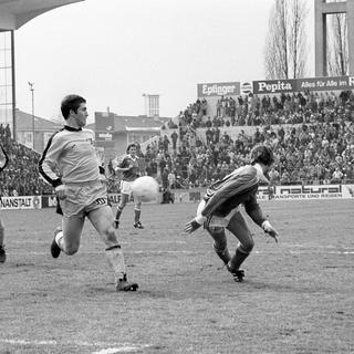 Finale de la Coupe entre Young-Boys et St-Gall au Wankdorf en 1977.