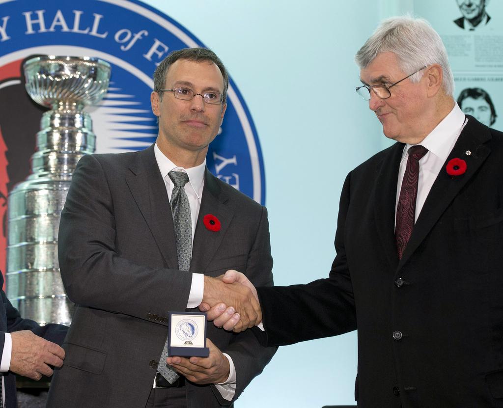 Scott Niedermayer (à g.) a bien mérité cet honneur. [Frank Gunn]