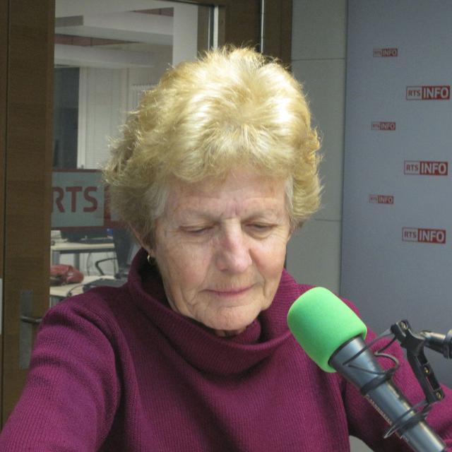 Marie-Claire Caloz-Tschopp, directrice du séminaire Exil du Collège international de philosophie. [Sylvain Michel]