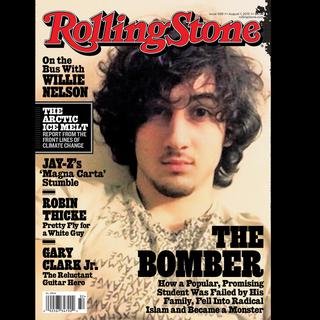 La couverture du magazine Rolling Stone du 1er août 2013 avec Dzhokhar Tsarnaev. [Rolling Stone / AFP]