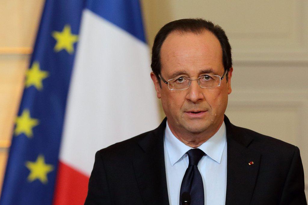 François Hollande n'a pas précisé la durée de l'engagement des soldats français au Mali. [AP Photo/Philippe Wojazer, Pool)]