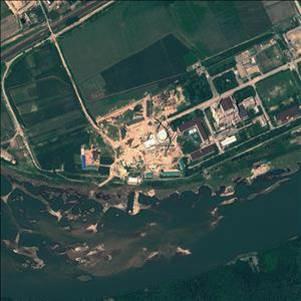 Image satellite du site de Yongbyon en Corée du Nord, prise le 6 août 2012. [AFP]