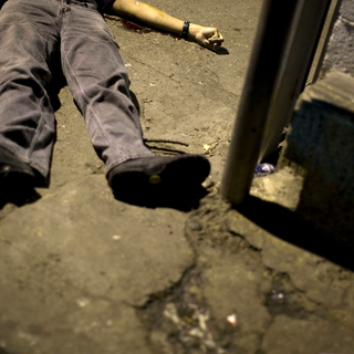 Une soixantaine d'homicides sont commis chaque fin de semaine à Caracas. [Jorge Silva]