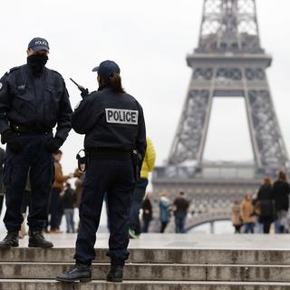 Un important dispositif policier a été déployé dans la capitale française. [Thomas Samson]