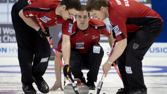 Sven Michel (au centre) et ses coéquipiers ont pu valider leur sésame pour Sotchi. [Jonathan Hayward]