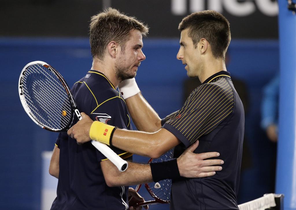 Ce match perdu contre Djokovic à Melbourne a permis à Wawrinka de prendre conscience de ses possibilités. [KEYSTONE - Andy Wong]