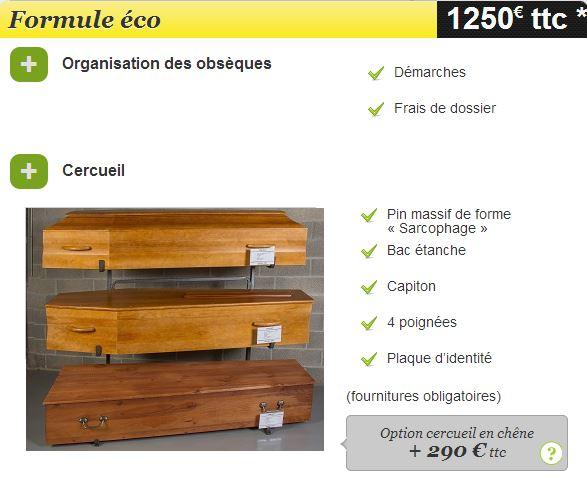 Low-cost cercueil [ecoplusfuneraire.com]
