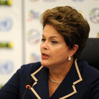 La présidente brésilienne Dilma Rousseff, a remis en question sa visite d'Etat à Washington dès les révélations d'espionnage par les services secrets américains. [Evaristo Sa]