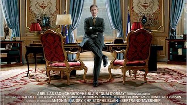 Affiche du film "Quai d'Orsay" de Bertrand Tavernier. [pathefilms.com]