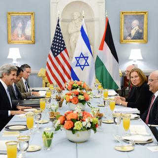 Le secrétaire d'Etat américain John Kerry a pesé de tout son poids pour relancer les négociations israélo-palestiniennes. [US State Department]