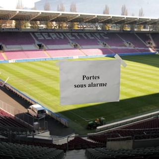 Le stade de la Praille à Genève n'accueillera pas l'équipe de football Evian-Thonon-Gaillard. [Fabrice Coffrini]