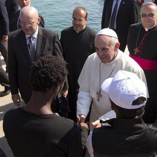 Le pape François a fustigé "l'indifférence" du monde au sort des migrants. [Alessandra Tarantino]