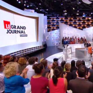 Le plateau de l'émission "Grand journal" de Canal+. [DR]