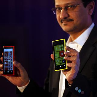 Nokia tente de revenir sur le devant du marché de la téléphonie. [AP Photo/Keystone - Aijaz Rahi]