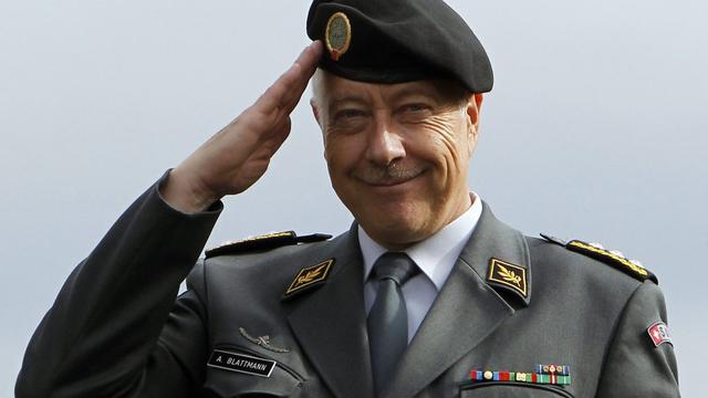André Blattmann, chef de l’Armée suisse. [Urs Flueeler]