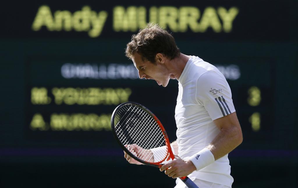 15e succès de rang sur gazon pour Murray. [Kirsty Wigglesworth]