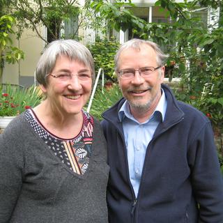 Joseph Jeker, président du comité de l’initiative "Egalité dans l’Eglise" et son épouse Marie-Thérèse. [Alain Arnaud]