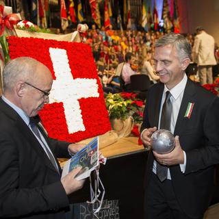 Ueli Maurer et Didier Burkhalter représenteront la Suisse à Sotchi. [Jean-Christophe Bott]