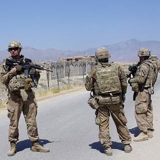 Des soldats américains membre de l'Isaf en Afghanistan. [Waseem Nikzad]