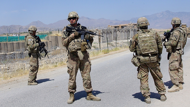 Des soldats américains membre de l'Isaf en Afghanistan. [Waseem Nikzad]