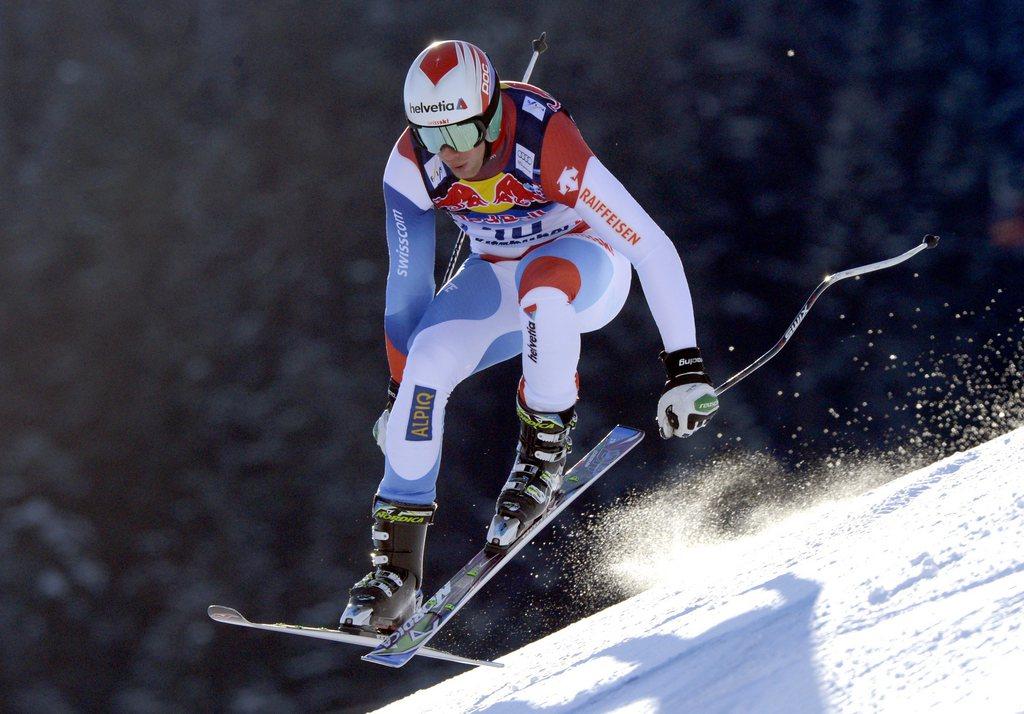 Gisin a terminé dans le top-10 lors des deux entraînements. [Hans Klaus Techt]