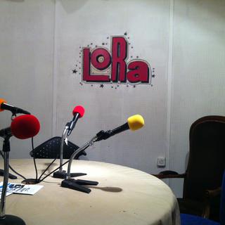 Un studio de Radio Lora. [Rouven Gueissaz]