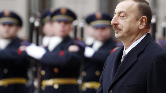 Des membres de la famille d'Ilham Aliyev, président de l'Azerbaïdjan, apparaissent à la tête de plusieurs sociétés offshore dirigées par un magnat de la construction. [AP/Keystone - Petr David Josek]