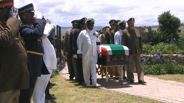 Les funérailles de Nelson Mandela ont eu lieu à Qunu. [SABC/AFP]