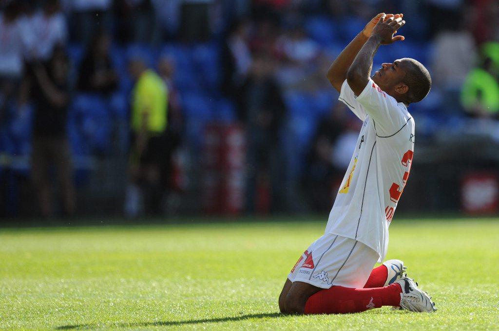 Adailton a vécu de beaux moments avec Sion (ici lors de la victoire sédunoise en finale de la Coupe de Suisse 2011). [Samuel Truempy]