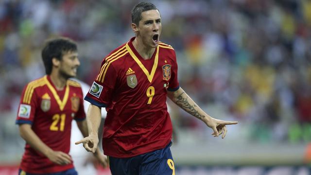 Fernando Torres a trouvé le chemin des filets à cinq reprises au Brésil. [KEYSTONE - Fernando Bizerra Jr]