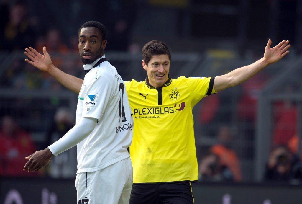 Lewandowski a provoqué le malheur du Hanovre de Djourou le week-end dernier. [KEYSTONE - BERND THISSEN]