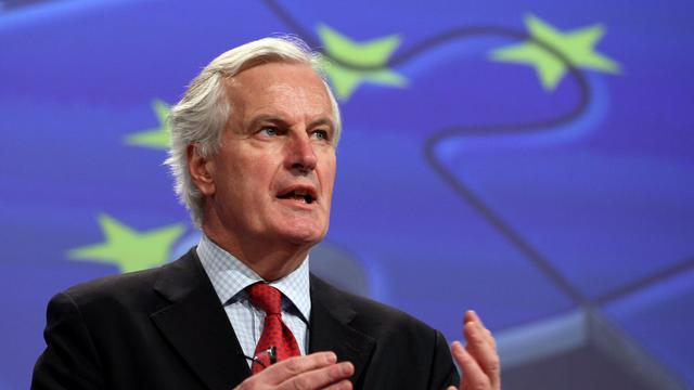 Michel Barnier, commissaire européen au marché intérieur et aux services. [EPA/Keystone - Olivier Hoslet]