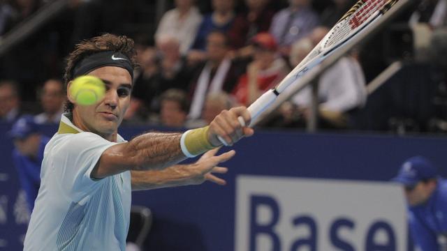 Roger Federer à Bâle. [Photopress/Keystone - Kurt Schorrer]