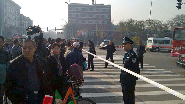 Les attentats de ce mercredi à Taiyuan ont fait au moins un mort et plusieurs blessés. [Imaginechina]