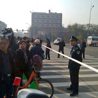 Les attentats de ce mercredi à Taiyuan ont fait au moins un mort et plusieurs blessés. [Imaginechina]