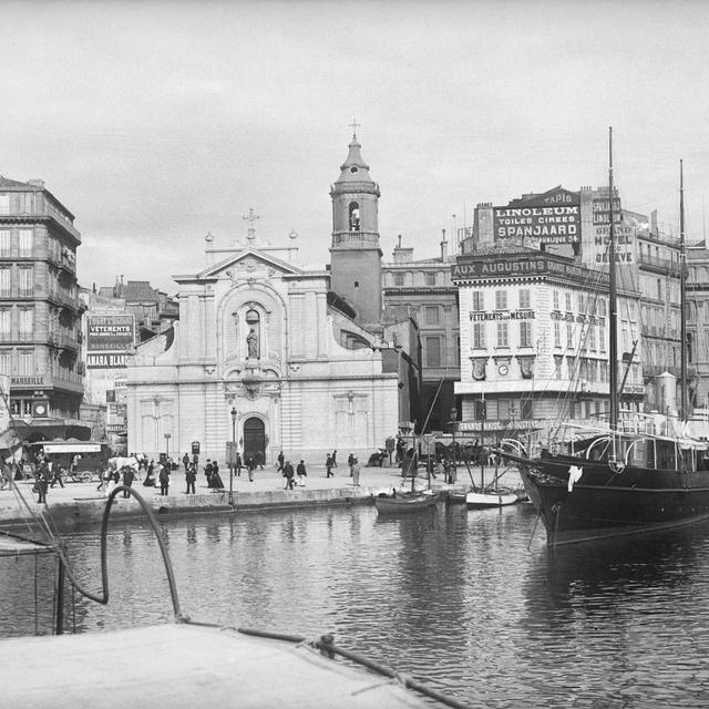 Le port de Marseille au 19e siècle. [AFP - Petit]