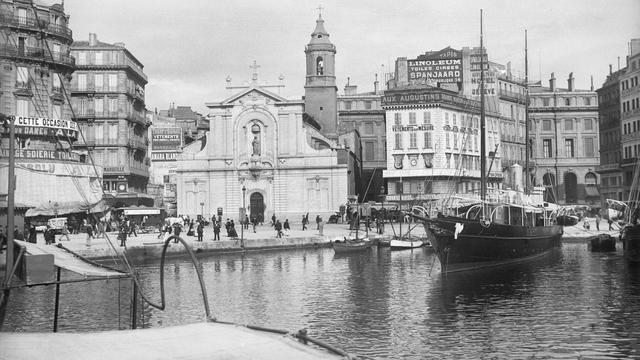 Le port de Marseille au 19e siècle. [AFP - Petit]