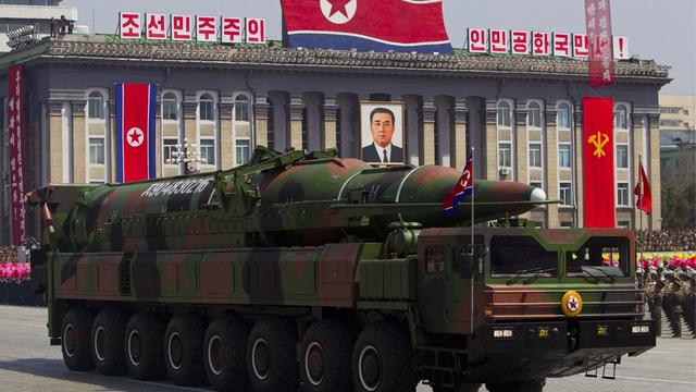 Pyong Yang a installé un deuxième missile de moyenne portée sur sa côte est. [David Guttenfelder]