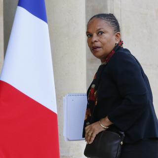 Christiane Taubira reste Garde des Sceaux et ministre de la Justice. [AP Photo/Jacques Brinon]