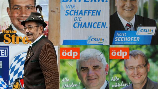 Quelque neuf millions et demi de personnes sont appelés aux urnes en Bavière ce dimanche 15 septembre. [Karl-Josef Hildenbrand - EPA]