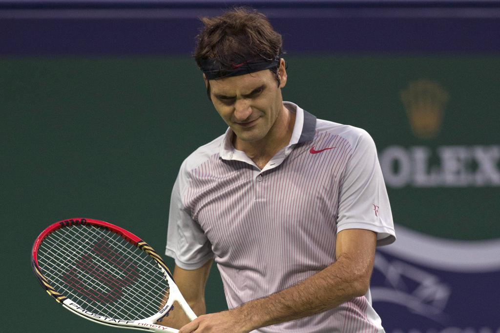 La chute de Federer en 2013 se confirme. [Ng Han Guan]