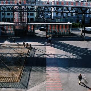 Place de l'Europe, Lausanne, Suisse, 2003. [Yves Mettler]