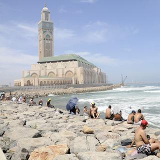 Casablanca, ici la mosquée Hassan II. [Selmaoui-Karim]