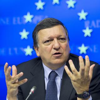 Au nom de l’Europe, Jose Manuel Barroso a eu des paroles et des réactions outrées. [AP/Keystone - Virginia Mayo]