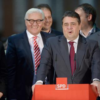 Le SPD a accepté l'alliance avec les conservateurs de la CDU. [AP/Keystone - Rainer Jensen]