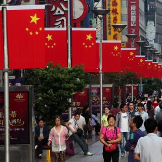 Les investisseurs craignent un resserrement de la politique monétaire en Chine. [EPA/Keystone - Wu Hong]