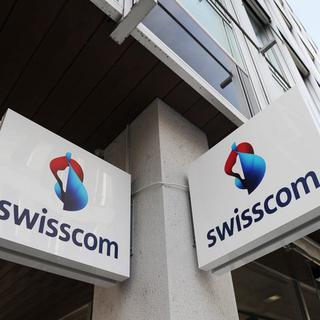 Swisscom affiche de mauvais résultats trimestriels. [Steffen Schmidt - Keystone]