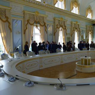 Les réunions du G20 vont se tenir au Palais Constantin à Saint-Pétersbourg. [G20RUSSIA - Alexei Danichev]