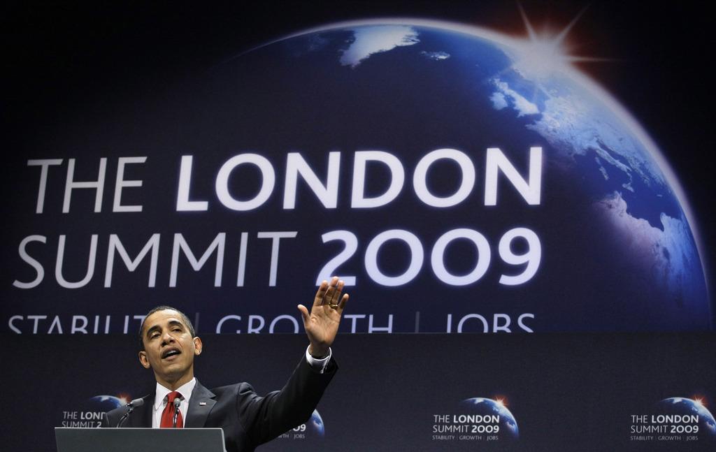 C'est lors du sommet du G20 en 2009 que Londres et la NSA américaine auraient espionné les délégués. [KEYSTONE - Matt Dunham]