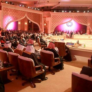 Vue du sommet de la Ligue arabe à Doha, au Qatar. [Ghiath Mohamad]